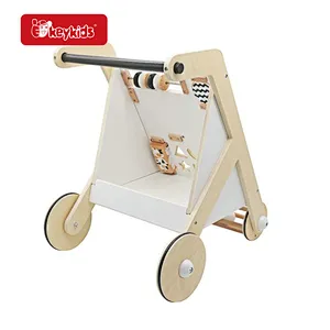 Kids Activity Toy Wooden Push and Pull Learning Walker for Boys and Girls W16E194